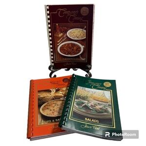Company's Coming Cookbooks Lot Of 3 Jean Paré Casseroles Soups Sandwiches Salad
